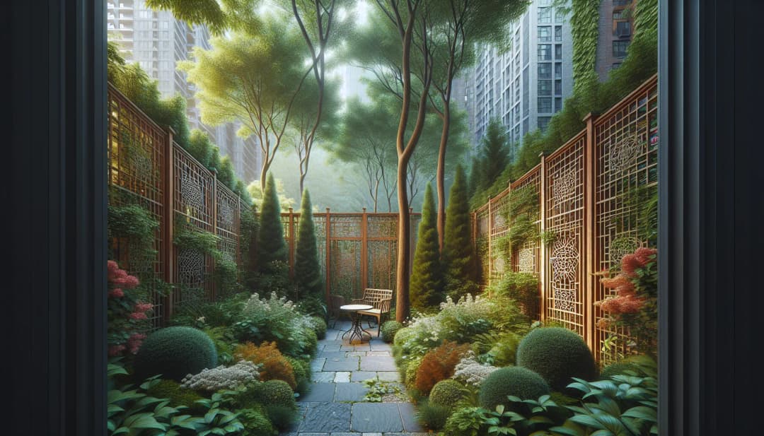 What Are Strategies for Creating Privacy in Urban Gardens?