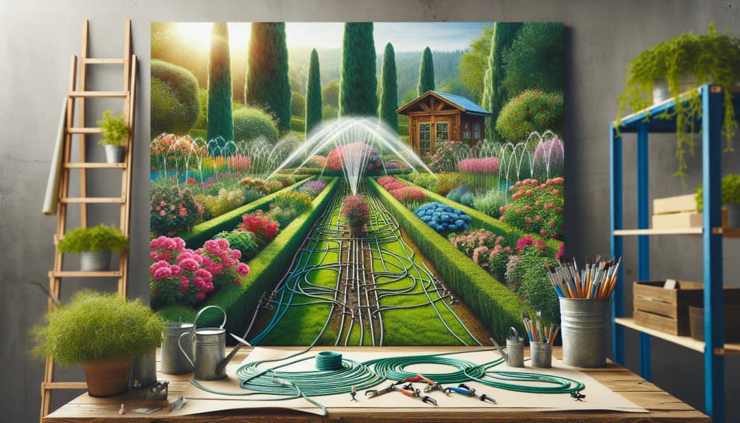 How Do You Manage Garden Irrigation While Conserving Water?
