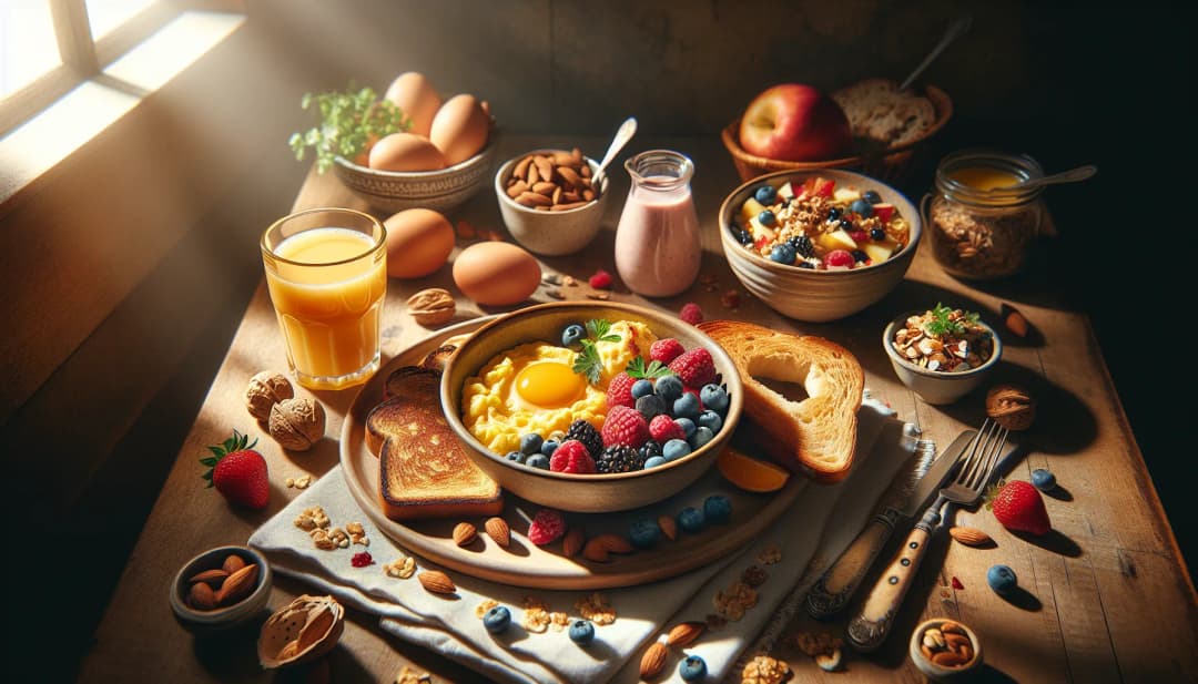 What Advice Do You Give Clients for Eating a Balanced Breakfast?