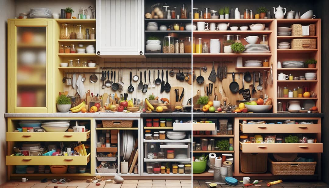 3 Solutions for Dealing With Cluttered Kitchen Counters