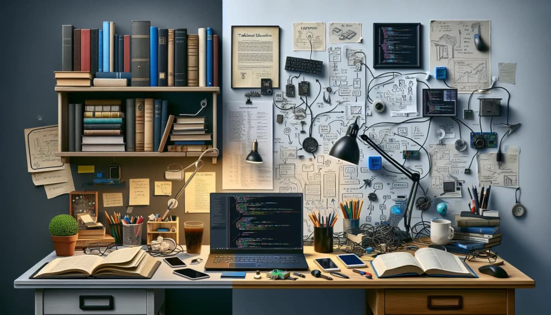 The Role of Formal Education Vs. Practical Experience in Learning Programming