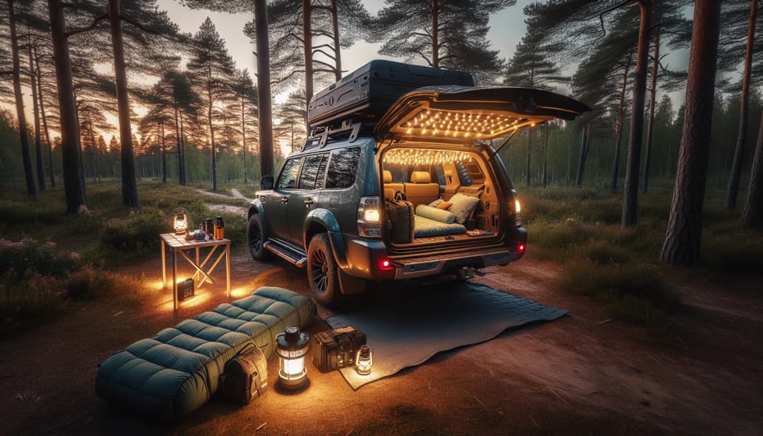 3 Recommended Car Camping Lighting Setup for Inside and Outside the Car