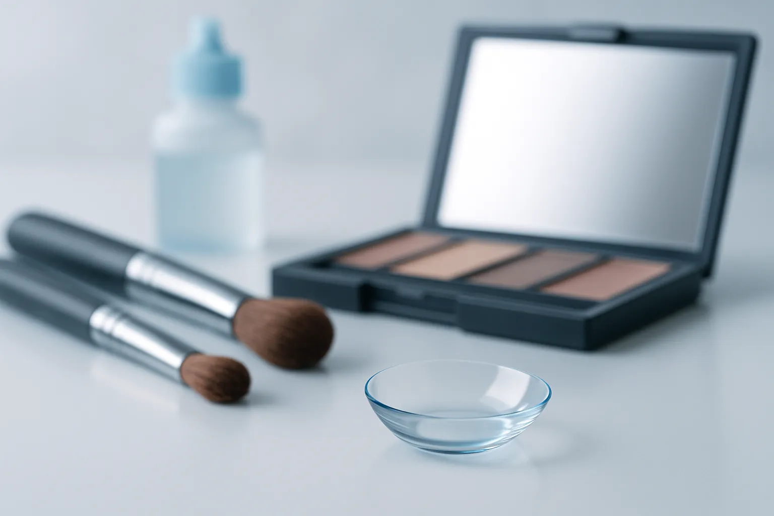 4 Tips for Wearing Contact Lenses With Makeup